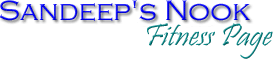 Sandeep's Nook - Fitness Page